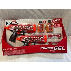 Zuru XSHOT Hyper GEL 2x STINGER NEW SEALED For Kids 14+ Ships Next Day